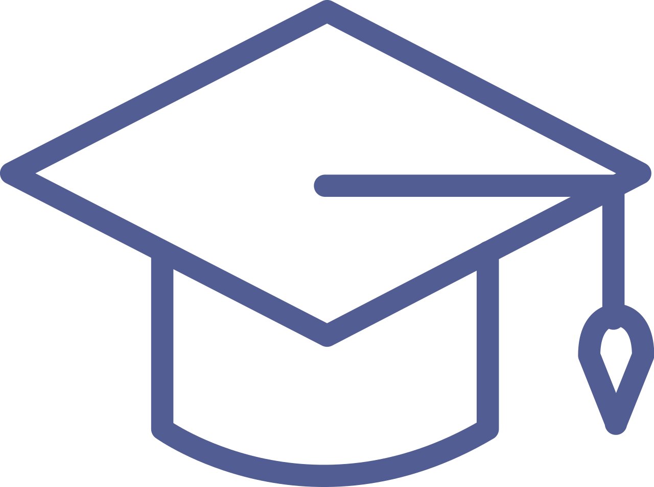 Digital graphic of a graduation cap