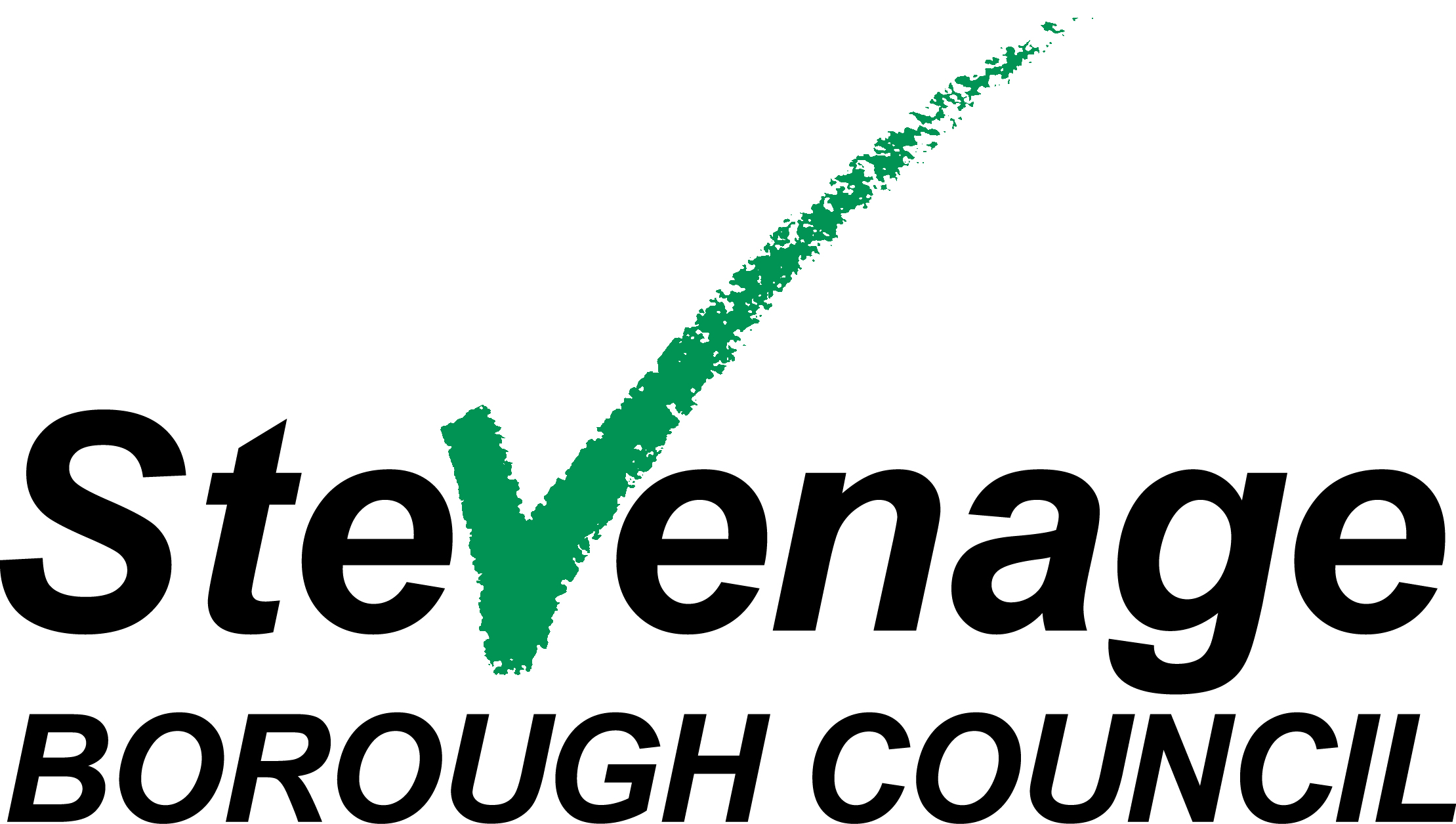 Steveage Council logo