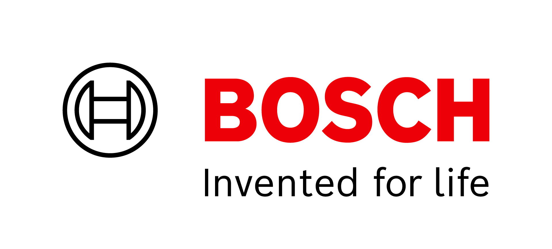Bosch Symbol Logo Black Red